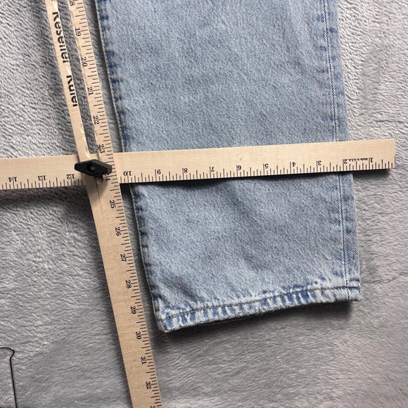 Levis 501 90s Jeans Womens 27x30 Light Wash Blue Straight Leg Denim A19590011 - Picture 7 of 12